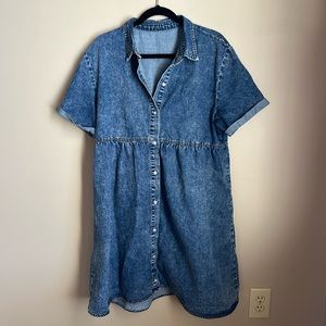 Denim dress XL